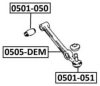 ASVA 0501-051 Control Arm-/Trailing Arm Bush